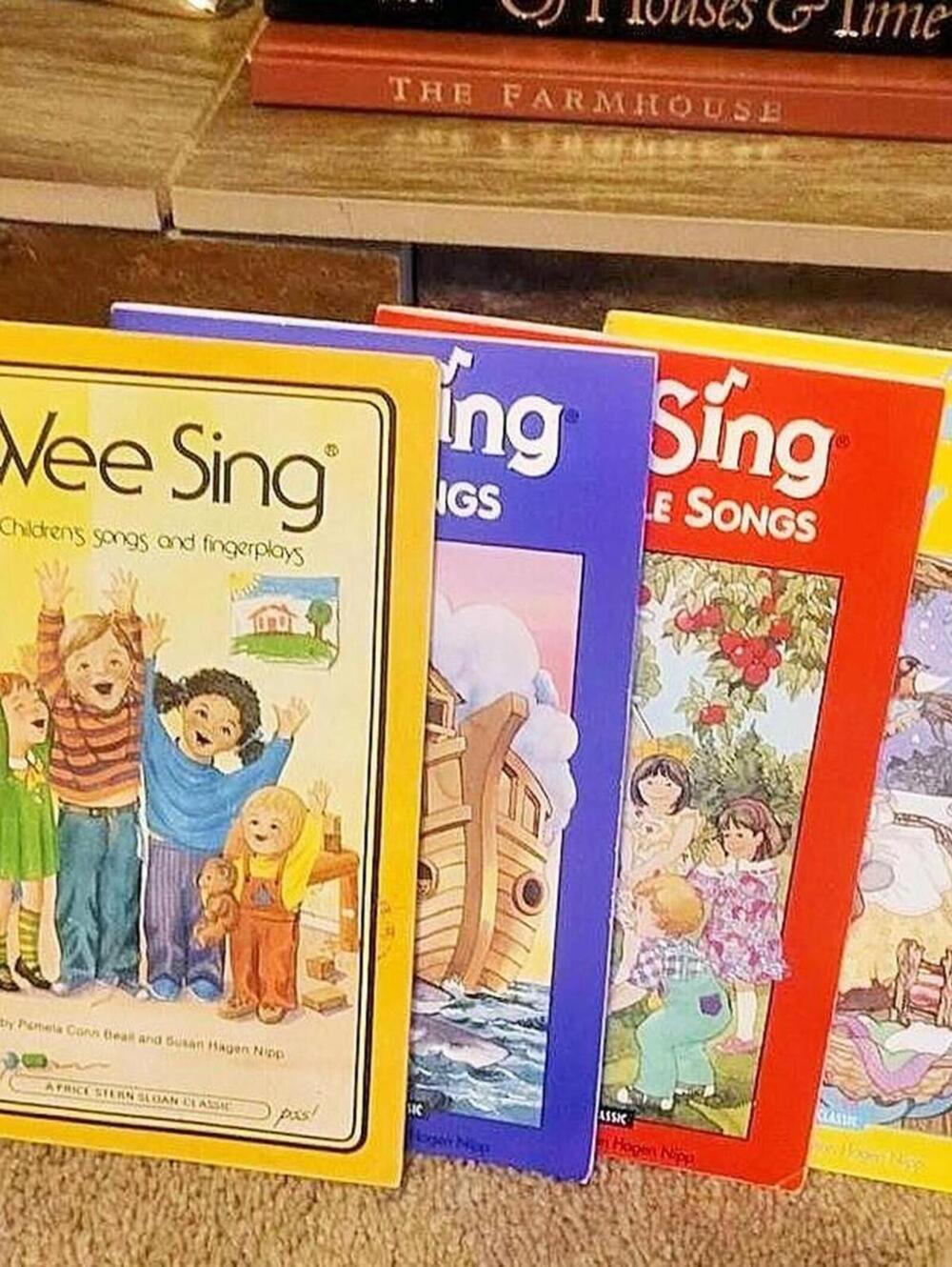 Collection of Wee Sing children's song books